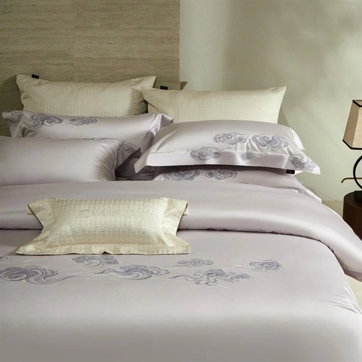 Tencel Embroidered Four-piece Bedding Set price